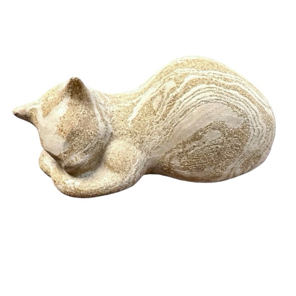 Joan Doherty Vintage Marbled Clay Cat - Picture 1 of 4